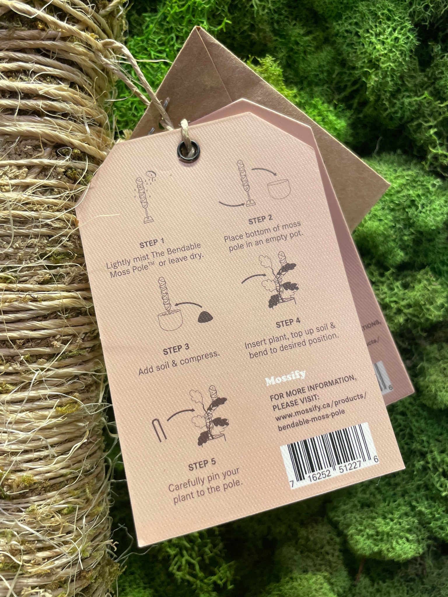 mossify bendable moss pole Bendable Moss Pole